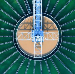Aerial,View,Of,Drinking,Water,Treatment,Plant.,Microbiology,Of,Drinking